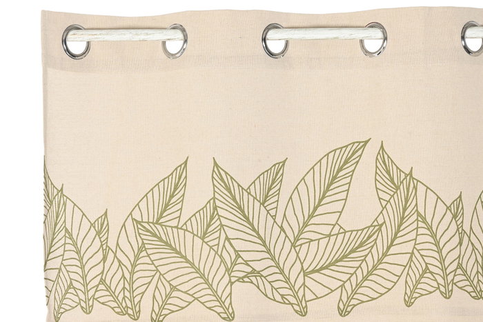 DKD Home Decor Cortina de Algodón 140x260 cm Natural