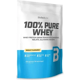 BiotechUSA 100% Pure Whey Platano, 454 g - Proteína de Suero para Deportistas