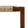 Ixia Banqueta Natural de Madera de Teca para Salón