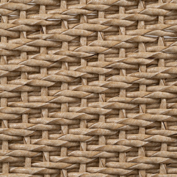 Ixia Banqueta Natural de Madera de Teca para Salón