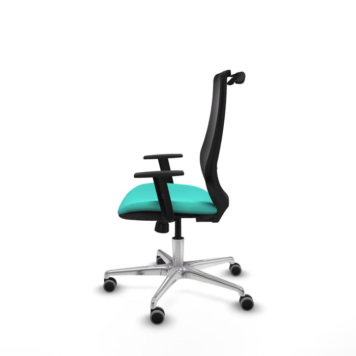 PIQUERAS Y CRESPO Silla de oficina Mardos con mecanismo Sincro, Turquesa y Negro PIQUERAS Y CRESPO Silla de oficina Mardos con mecanismo Sincro, Turquesa y Negro