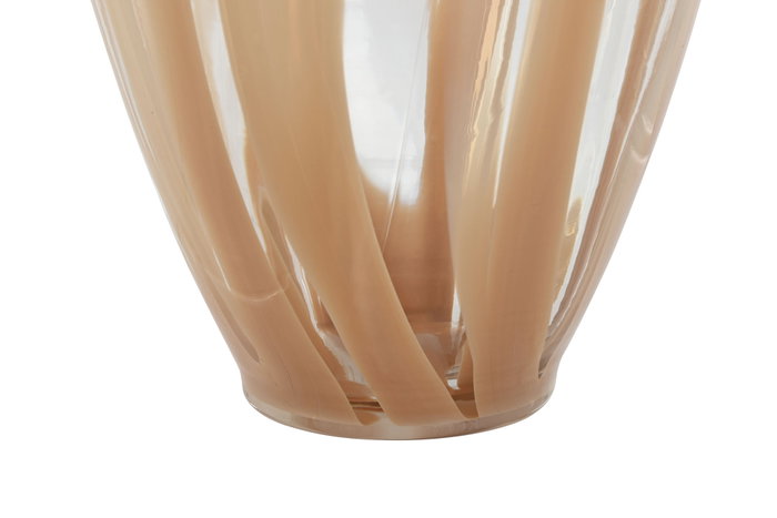 DKD Home Decor Jarrón Moderno Melocotón Cristal 17.5 x 44 x 17.5 cm DKD Home Decor Jarrón Moderno Melocotón Cristal 17.5 x 44 x 17.5 cm