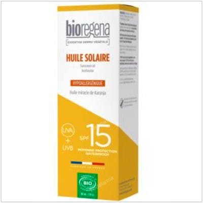 BIOREGENA Aceite Solar SPF15 Spray 90ml Hipoalergénico Bio