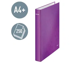 Leitz Carpeta Wow Anillas Mixtas 2x25 mm A4 Púrpura