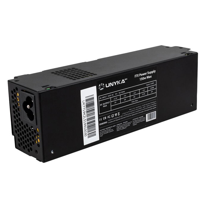 Unykach Fuente de Alimentacion 51991 ITX 150W Flex ATX Mini-ITX Unykach Fuente de Alimentacion 51991 ITX 150W Flex ATX Mini-ITX