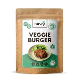 NUVEG Veggie Burger Vegana 135Gr Sin Gluten Sin Soja Alto en Proteína