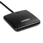 Lindy 43407 lector de tarjeta magnética USB color negro