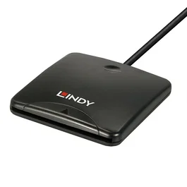 Lindy 43407 lector de tarjeta magnética USB color negro