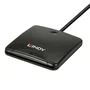 Lindy 43407 lector de tarjeta magnética USB color negro