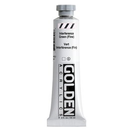 Golden Heavy Body Acrílico Interferencia Verde Fino 59 ml