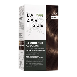 La Couleur Absolue, Tinte permanente para el cabello, 4.00 Chocolate Chestnut, 143 ml