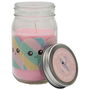 The Concept Factory Tarro Vela Perfumada Kawaii Colección Gato Panda Malvavisco Duración 41h Cera Parafina 260g Vidrio