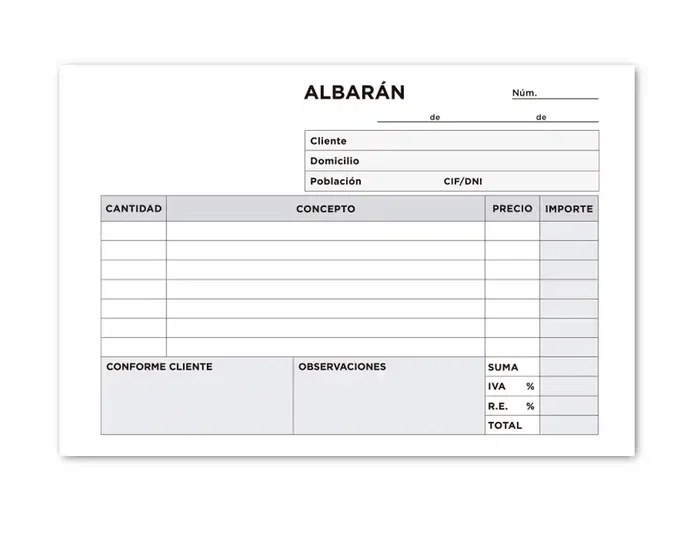 Liderpapel Talonario Albarán Octavo Apaisado Duplicado 155x105 mm Castellano Liderpapel Talonario Albarán Octavo Apaisado Duplicado 155x105 mm Castellano