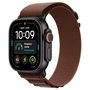 Apple Watch Ultra 4 49mm Black Titanium Case con Alpine Loop Burgundy