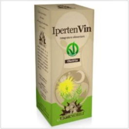 ERBENOBILI Ipertenvin Hipertensión Complemento Alimenticio 50Ml para Presión Arterial con Espino, Olivo y Ajo