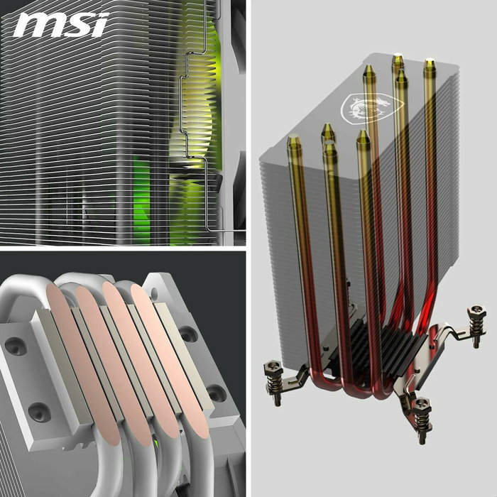 MSI MAG COREFROZR AA13 WHITE Sistema de Refrigeración Híbrida Blanco