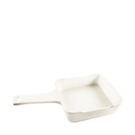 SUMMA Noubon Gourmet Sartén de Porcelana Blanca 25x14 cm (Set de 4)