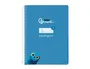 Liderpapel Cuaderno espiral Pautaguía A5 azul