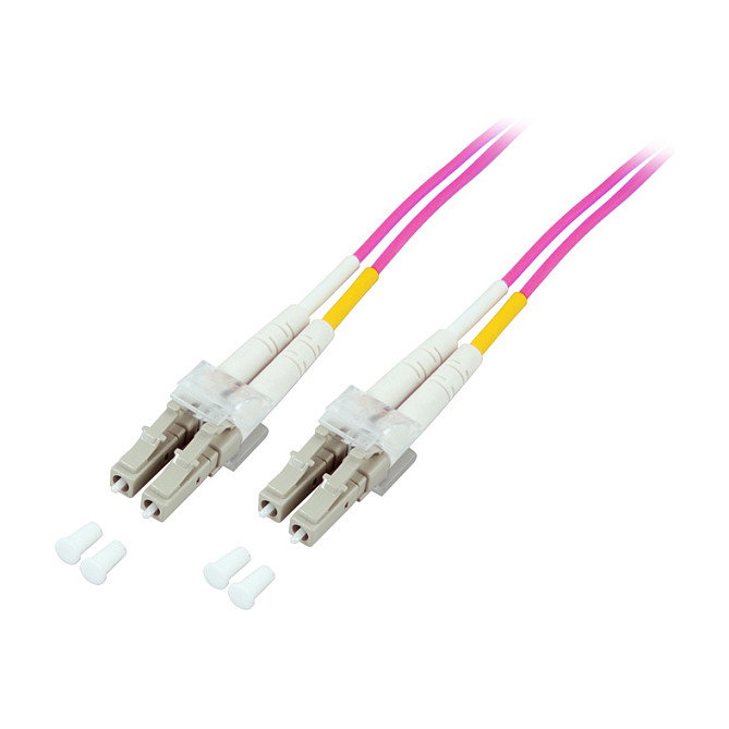 GoodConnections LW-8075LC4 Patch Cable LC/LC Multimodo OM4 7.5 m (7,5 metros), Cable de Fibra Óptica Violeta GoodConnections LW-8075LC4 Patch Cable LC/LC Multimodo OM4 7.5 m (7,5 metros), Cable de Fibra Óptica Violeta