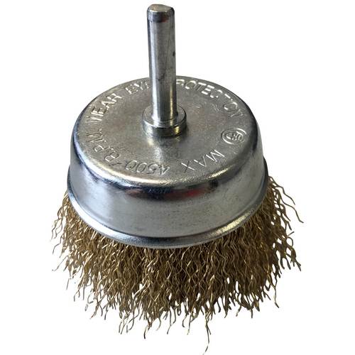 Haukka Cepillo de Alambre Taza Ø75mm Eje 6mm Haukka Cepillo de Alambre Taza Ø75mm Eje 6mm