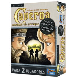 Lookout Games Caverna: Caverna vs Caverna Edición Definitiva - Juego de Mesa Estratégico para 2 Jugadores, Duración 20-40 min, Incluye Expansión, Idioma Español, PEGI 12