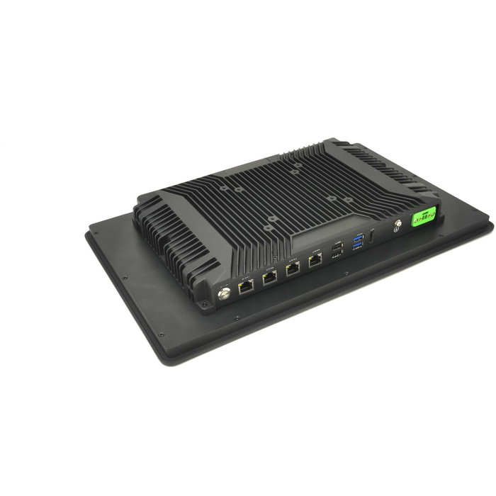 ALLNET AIO IPC industrial con pantalla táctil de 15,6 pulgadas, Intel i5, 16GB/512GB y 4xLAN RJ45 de montaje en pared