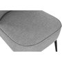 DKD Home Decor Sillón de Poliéster y Metal Gris