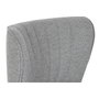 DKD Home Decor Sillón de Poliéster y Metal Gris