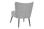 DKD Home Decor Sillón Scandi Gris 64 x 72.5 x 55 cm Poliester Metal
