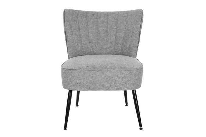 DKD Home Decor Sillón Scandi Gris 64 x 72.5 x 55 cm Poliester Metal DKD Home Decor Sillón Scandi Gris 64 x 72.5 x 55 cm Poliester Metal