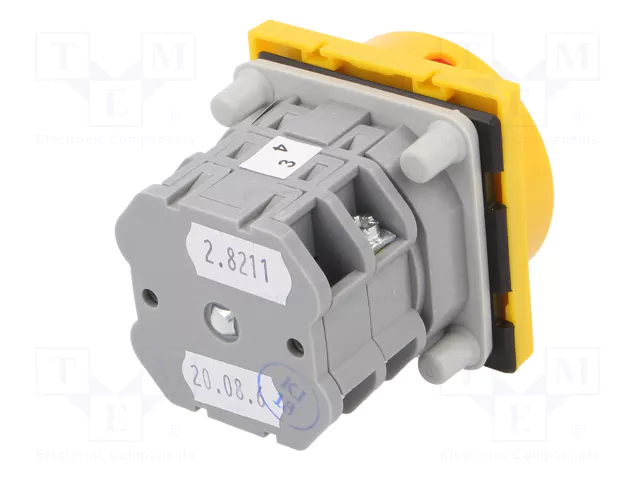 SPAMEL Interruptor de Leva 16A 0-1 Rojo/Amarillo SPAMEL Interruptor de Leva 16A 0-1 Rojo/Amarillo
