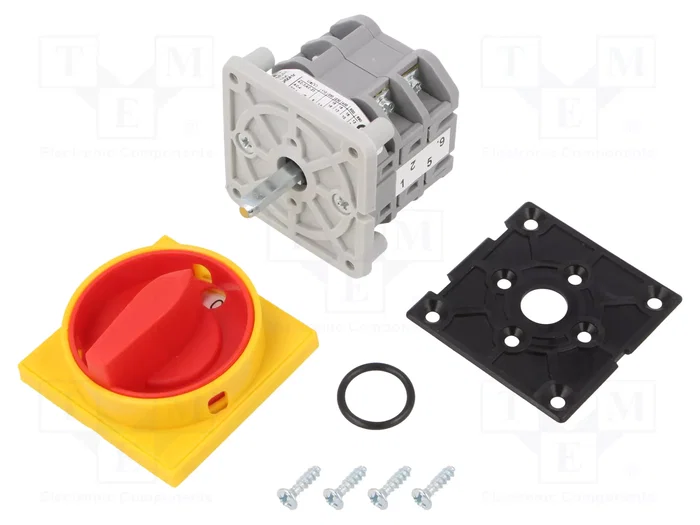 SPAMEL Interruptor de Leva 16A 0-1 Rojo/Amarillo SPAMEL Interruptor de Leva 16A 0-1 Rojo/Amarillo