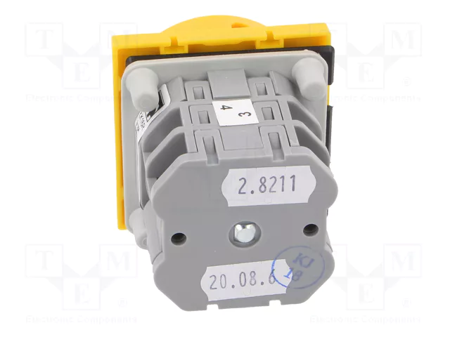 SPAMEL Interruptor de Leva 16A 0-1 Rojo/Amarillo SPAMEL Interruptor de Leva 16A 0-1 Rojo/Amarillo