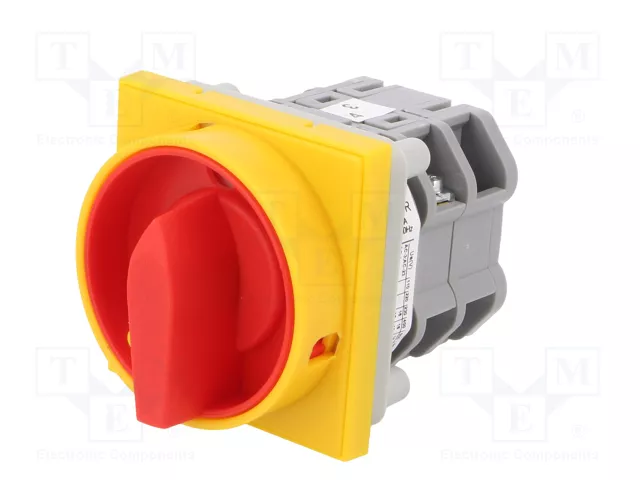 SPAMEL Interruptor de Leva 16A 0-1 Rojo/Amarillo SPAMEL Interruptor de Leva 16A 0-1 Rojo/Amarillo