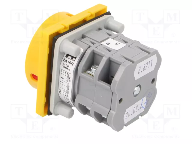 SPAMEL Interruptor de Leva 16A 0-1 Rojo/Amarillo SPAMEL Interruptor de Leva 16A 0-1 Rojo/Amarillo