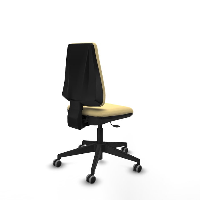 PIQUERAS Y CRESPO Silla de oficina Elche sin brazos color crema PIQUERAS Y CRESPO Silla de oficina Elche sin brazos color crema