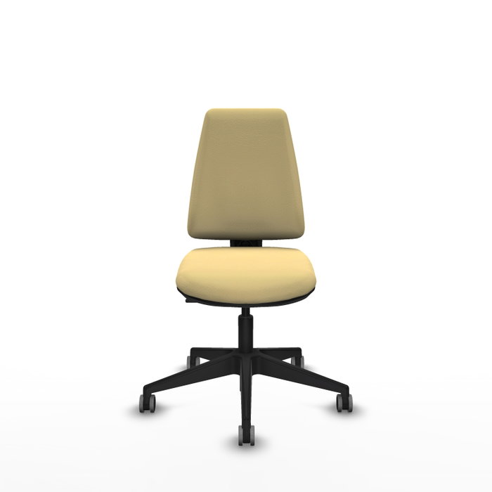 PIQUERAS Y CRESPO Silla de oficina Elche sin brazos color crema PIQUERAS Y CRESPO Silla de oficina Elche sin brazos color crema