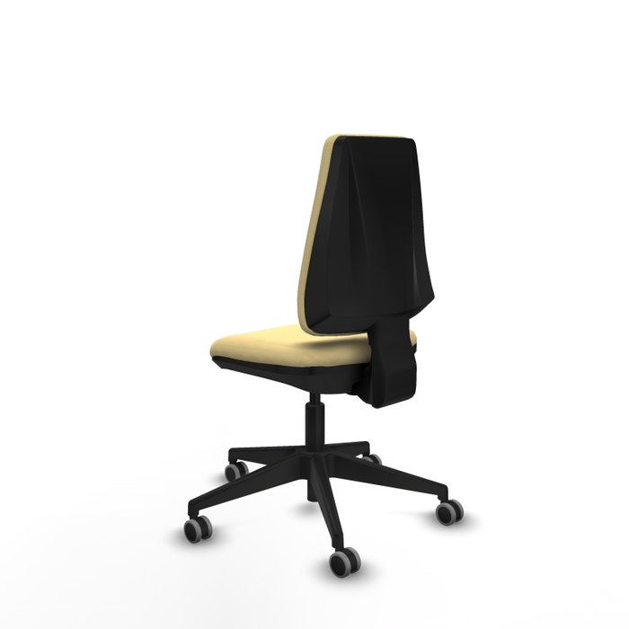 PIQUERAS Y CRESPO Silla de oficina Elche sin brazos color crema PIQUERAS Y CRESPO Silla de oficina Elche sin brazos color crema