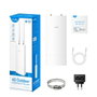 Cudy LT400 Router 4G LTE N300 Wi-Fi para exteriores, Blanco