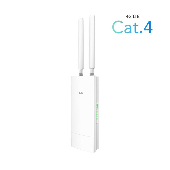 Cudy LT400 Router 4G LTE N300 Wi-Fi para exteriores, Blanco Cudy LT400 Router 4G LTE N300 Wi-Fi para exteriores, Blanco