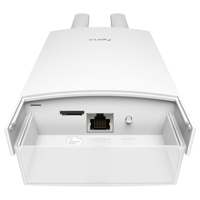 Cudy LT400 Router 4G LTE N300 Wi-Fi para exteriores, Blanco Cudy LT400 Router 4G LTE N300 Wi-Fi para exteriores, Blanco