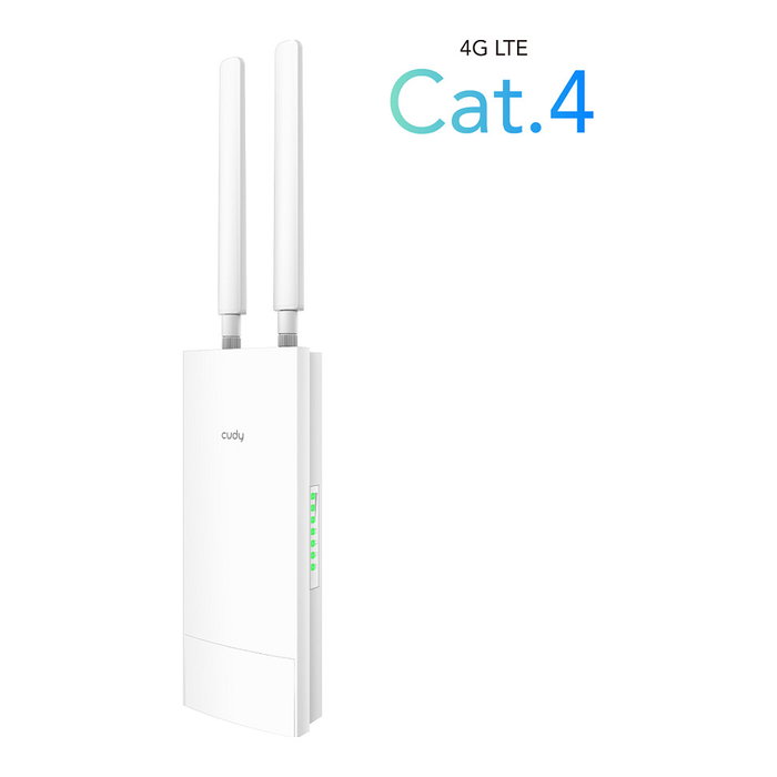 Cudy LT400 Router Wi-Fi 4G LTE Cat 4 N300 Exterior Blanco