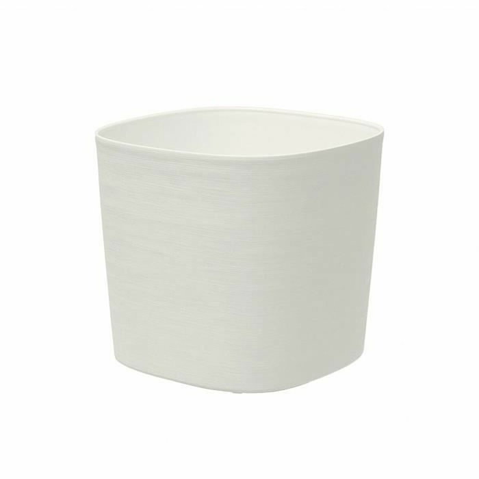 Garden Id Maceta con reserva de agua Respect Blanco 20 x 20 cm Garden Id Maceta con reserva de agua Respect Blanco 20 x 20 cm