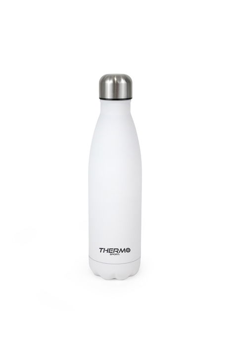Thermosport Botella Termo Soft Touch 1000 ml - Botella Térmica de Acero Inoxidable con Aislamiento al Vacío, Diseño Ergonómico, 32 cm (6 Unidades)