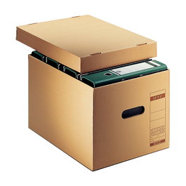 LEITZ Archivboxen 6081 Marrón 32,5 x 44,0 x 28,0 cm, 10 unidades