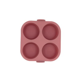 Quid Molde Silicona 4 Muffins Terrae 17x17x5 cm Terracota