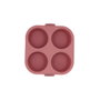 Quid Molde Silicona 4 Muffins Terrae 17x17x5 cm Terracota