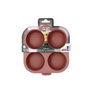 Quid Molde Silicona 4 Muffins Terrae 17x17x5 cm Terracota