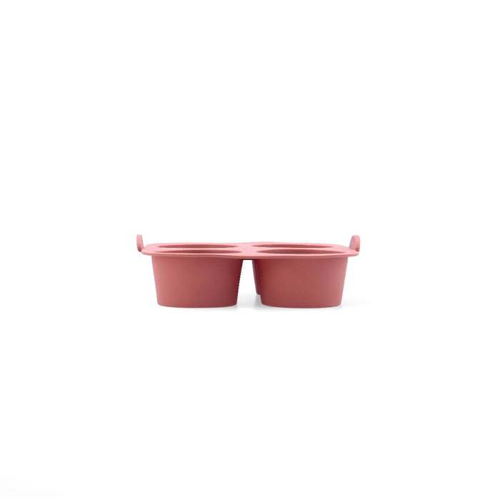 Quid Molde Silicona 4 Muffins Terrae 17x17x5 cm Terracota