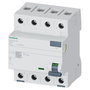 Siemens FI-Schalter 5SV33446KL Tipo A 40A 3+N-pol 30mA 400V 4TE N-links